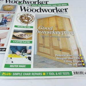 7x 'The Woodworker & Woodturner' Magazines