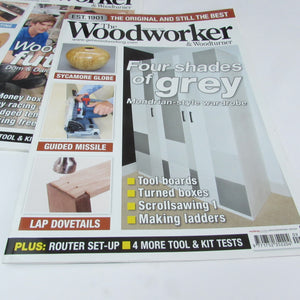 7x 'The Woodworker & Woodturner' Magazines