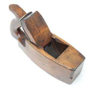 Old Handled Wooden Smoothing Plane (Beech)