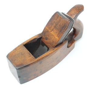 Old Handled Wooden Smoothing Plane (Beech)