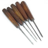 SOLD - 5x Herring Carving Tool Set (Mahogany)