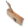 Old Unusual Wooden Compass Rebate Plane (Beech)