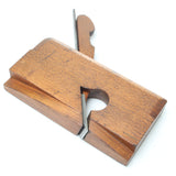 Old Unusual Wooden Compass Rebate Plane (Beech)