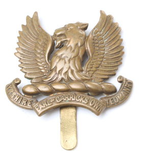 Ayrshire Earl Of Carricks Own Yeomanry Cap Badge