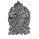 Large GRV South Africa 1900-1902 Cap Badge