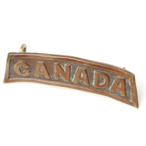 Two Old Canada Badges (Pair)