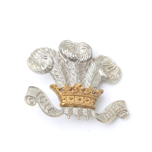 SOLD - Ich Dien Cap Badge