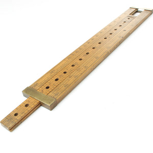 SOLD - Old Loftus Brewers Slide Rule (Boxwood)