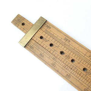 SOLD - Old Loftus Brewers Slide Rule (Boxwood)