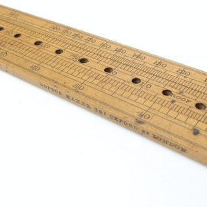 SOLD - Old Loftus Brewers Slide Rule (Boxwood)