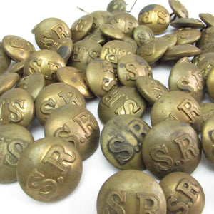 Collection of 'SR' Railway Buttons