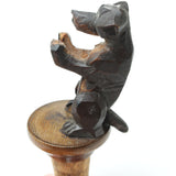 SOLD - Black Forest Articulated Dog Wine Bottle Stopper