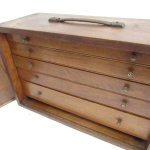 SOLD - Old Engineers Chest Toolbox