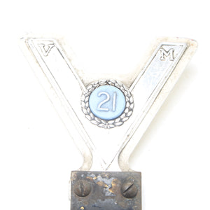 Vintage VM 21 Car Badge