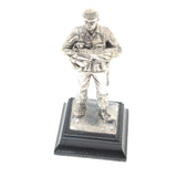 3x Pewter Army Soldier Figures