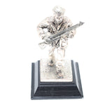 3x Pewter Army Soldier Figures