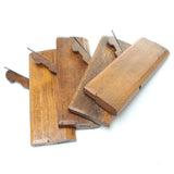 4x Routledge Wooden Round Planes (Beech)