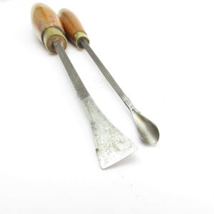 2x Wm. Marples Carving Tools (Beech)