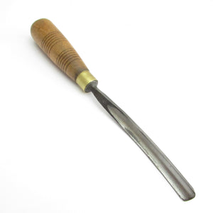 H Taylor Carving Tool - Curved - Medium Gouge - 9.5mm (Beech)