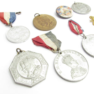 Collection Of King George, Edward, Mary Medal / Badges