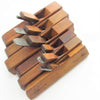 6x Wooden Pattern Makers Planes - Rounds (Beech)