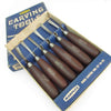 SOLD - 6 Piece Marples Carving Tool Set No. 153 (Mahogany)