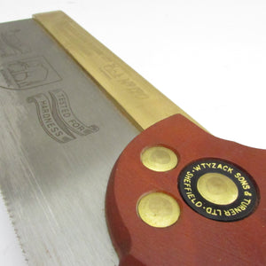 SOLD - Tyzack Brass Back Dovetail Saw No.120 - 20tpi - 8" (Beech)