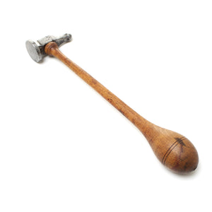 SOLD - Old Repousse Hammer (Beech)