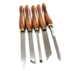 5x Old Crown Woodturning Tools (Ash) - UK ONLY