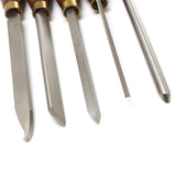 5x Old Crown Woodturning Tools (Ash) - UK ONLY