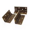 3x Thick Brass Hinges - 4"