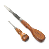 2x Old Brades Screwdrivers - 3", 7 1/2" (Beech)