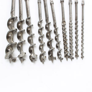 10x Old Drill Bits Set