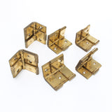 6x Unusual Brass Hinges - 2 1/2"