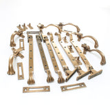 6x Old Sash Window Stays and Handles