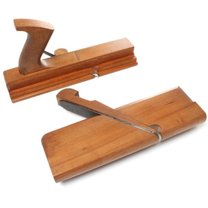 2x Wooden Planes - Round Profiles (Beech)