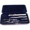 German Silver Drawing Set - OldTools.co.uk