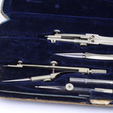 German Silver Drawing Set - OldTools.co.uk