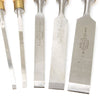 SOLD - 5 Wm. Marples Firmer Chisels - Boxwood