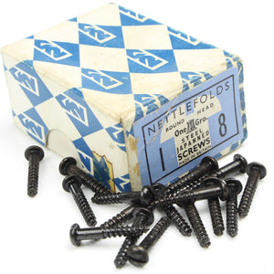 25 x Nettlefolds Japanend Screws – 1” x 8 - OldTools.co.uk