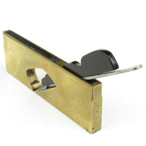 Steel Soled Brass Rebate Plane - UK ONLY - OldTools.co.uk