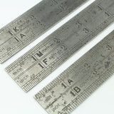 3x 24" Chesterman Contraction Rules - No. 1956D, 1961D, 1962D - OldTools.co.uk