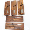 5x Varvill & Sons Round Planes (Beech)