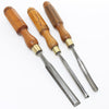 3 Vintage Firmer Tools – Boxwood - OldTools.co.uk