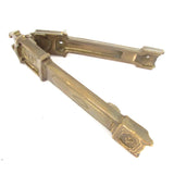 Brass Grandfather Clock Nutcrackers / Door Knocker - OldTools.co.uk