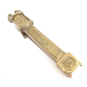 Brass Grandfather Clock Nutcrackers / Door Knocker - OldTools.co.uk