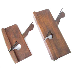 2x Wooden Coachmakers Rebate Planes - OldTools.co.uk