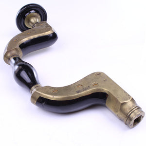 Cox & Sons Brass Framed Drill Braces - OldTools.co.uk