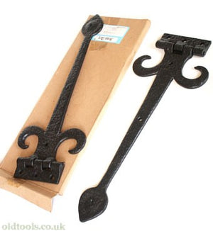 Iron Art Hinges - OldTools.co.uk