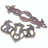 7x Keyhole Escutcheons - OldTools.co.uk